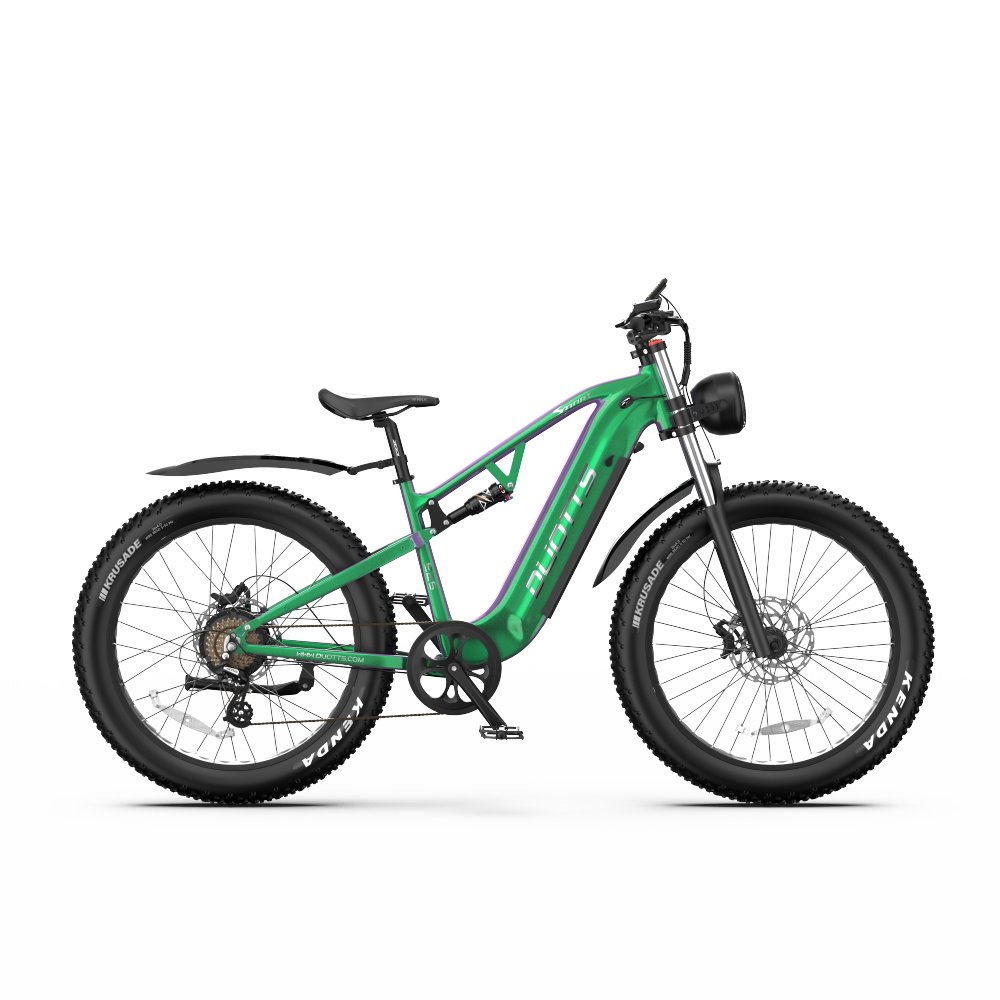 New European Stock DUOTTS E26 All-terrain Electric mountain bike Double Suspension Trail 26*4.0 Fat Tire 20AH Lithium Battery