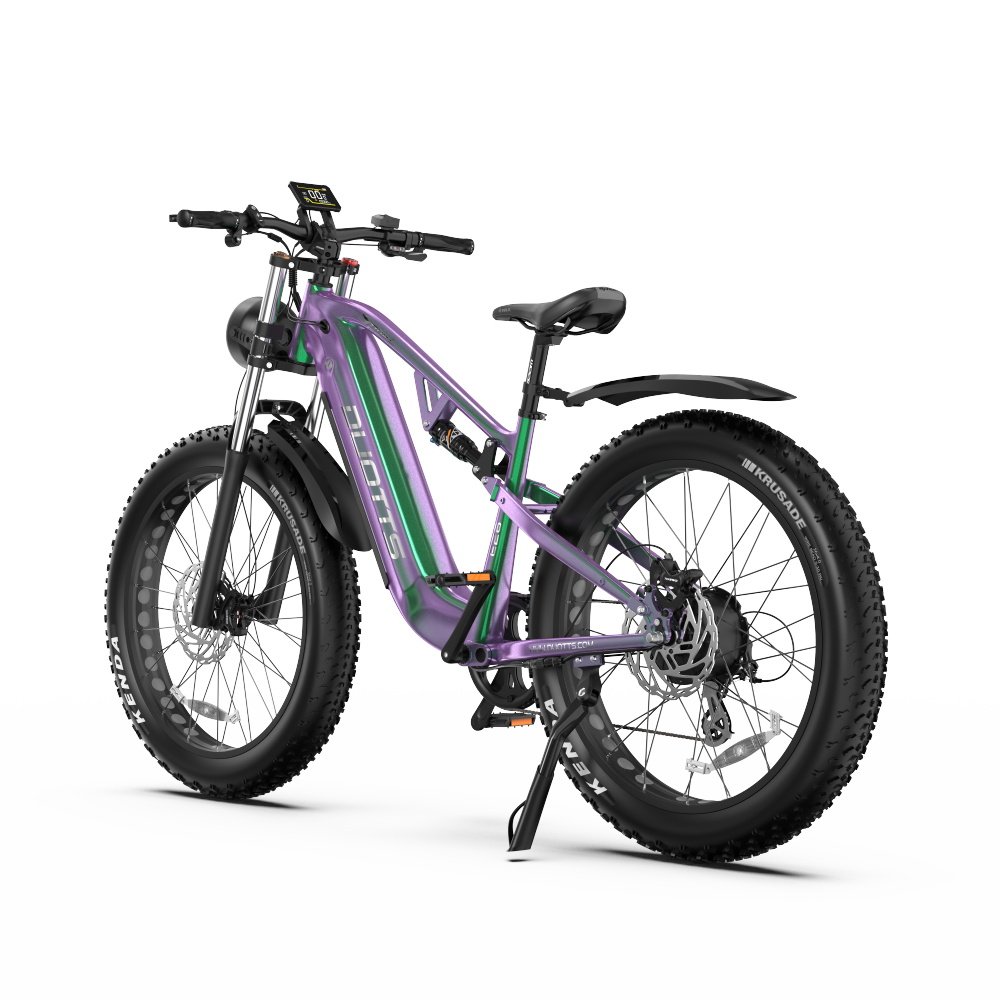 New European Stock DUOTTS E26 All-terrain Electric mountain bike Double Suspension Trail 26*4.0 Fat Tire 20AH Lithium Battery