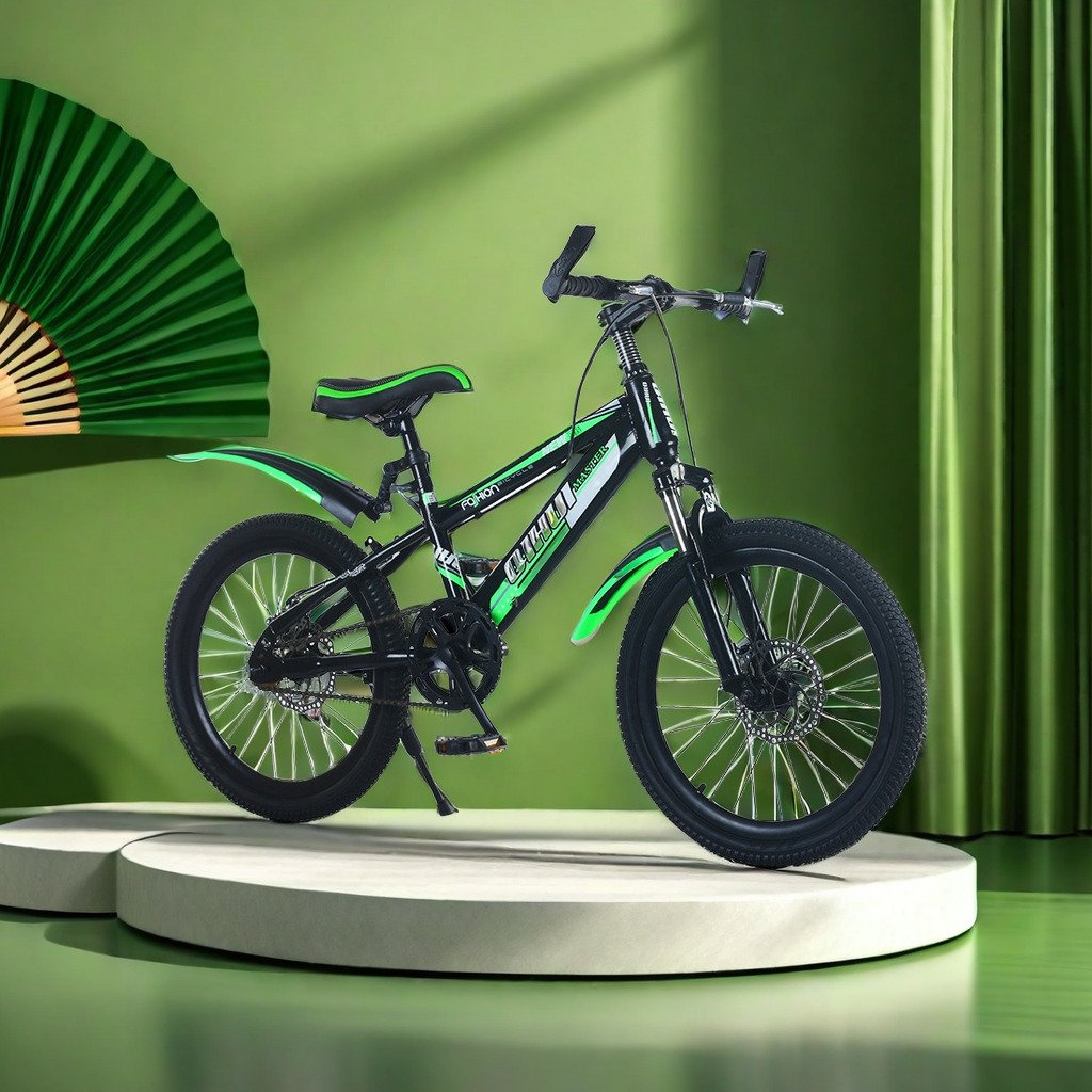 Durable Kids' 6-Speed MTB Bike Conquer All Terrains with Sizes 18" 20" and 22"