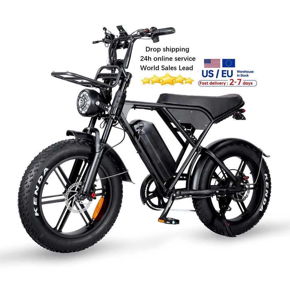 OUXI H9 ebike super e bike 73 electric fat tire bike for electric mountain bike 48V 750W electric bicycle