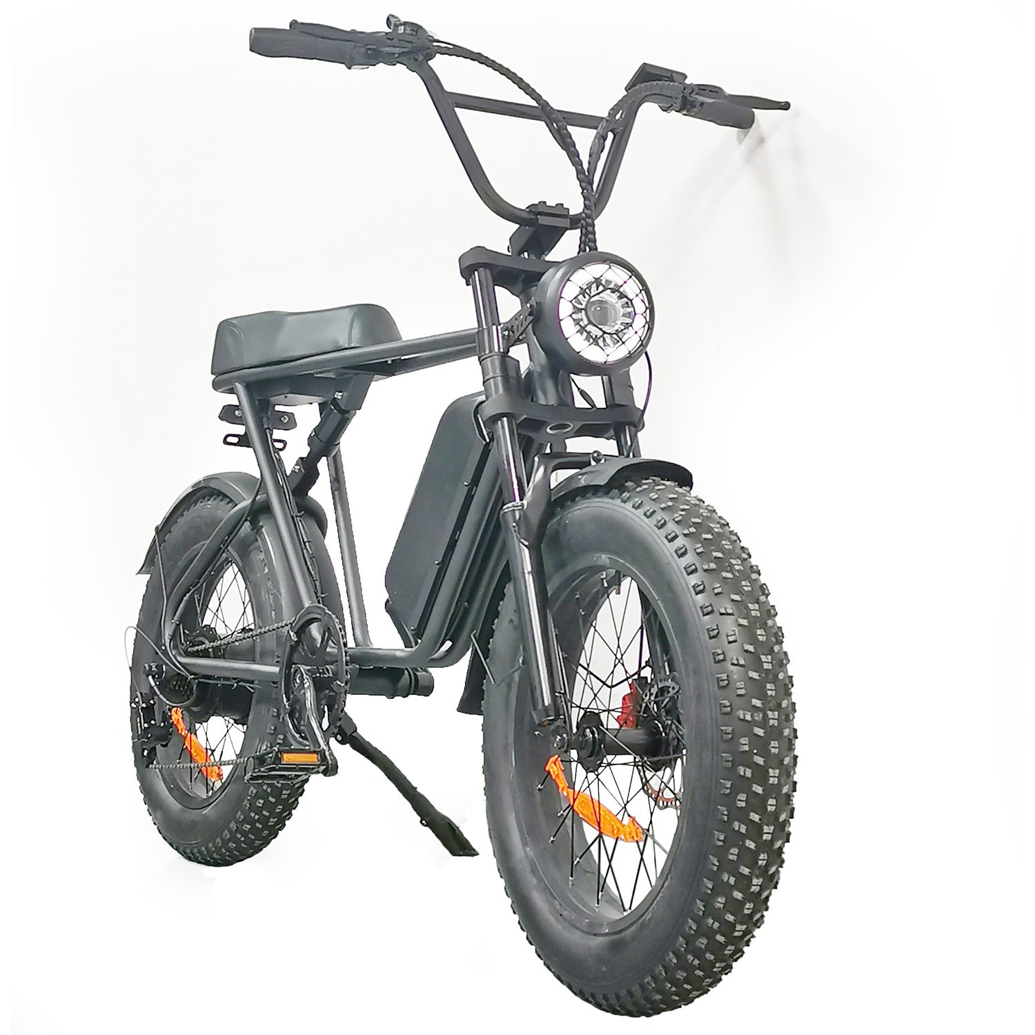 European Warehouse Electric Bicycle 48V 2000W 20 inch Fat Tire shimano 7 Speed Rear Hub Motor Powerful Electric Bike