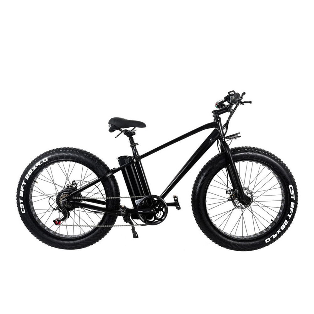 48V 15Ah 750W Electric Mountain Bike Aluminum Alloy Frame Non-Foldable 26" Fat Tyre Electric Bike