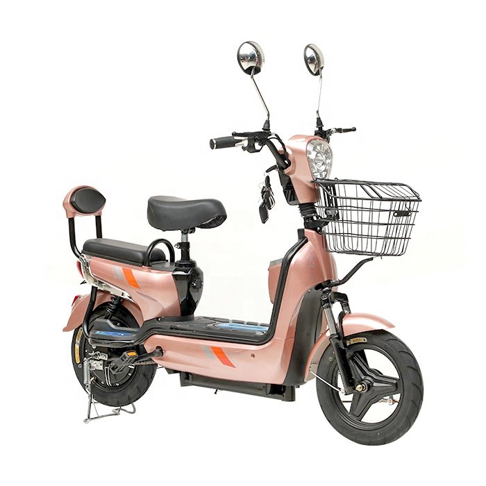 Factory Price 2 Seat Electrical Bicycle 350w Two-Wheel Electric bike for City 80KM Range