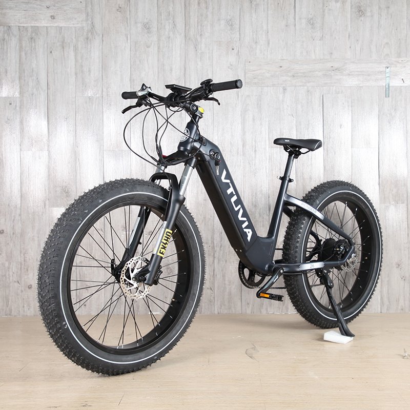 VTUVIA New Design fat tire electric bike 250W 750W 36V 48V 26inch city electric bicycle rear motor ebike from china manufacturer