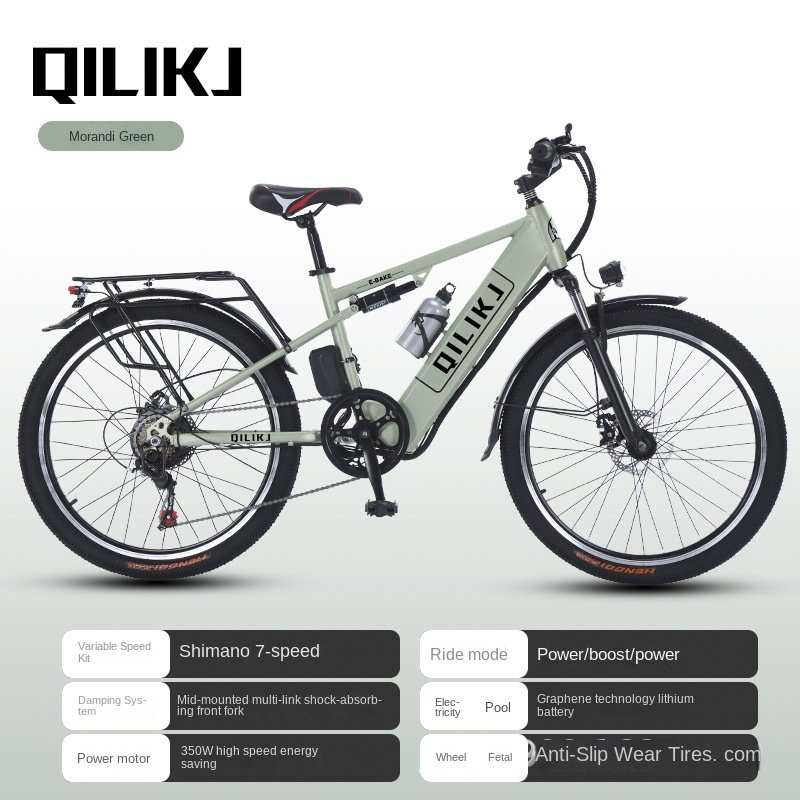 factory Electric Mountain Bike Electric Human Dual Kinetic Energy Adult Riding City Electric Bike Road Electric Bike