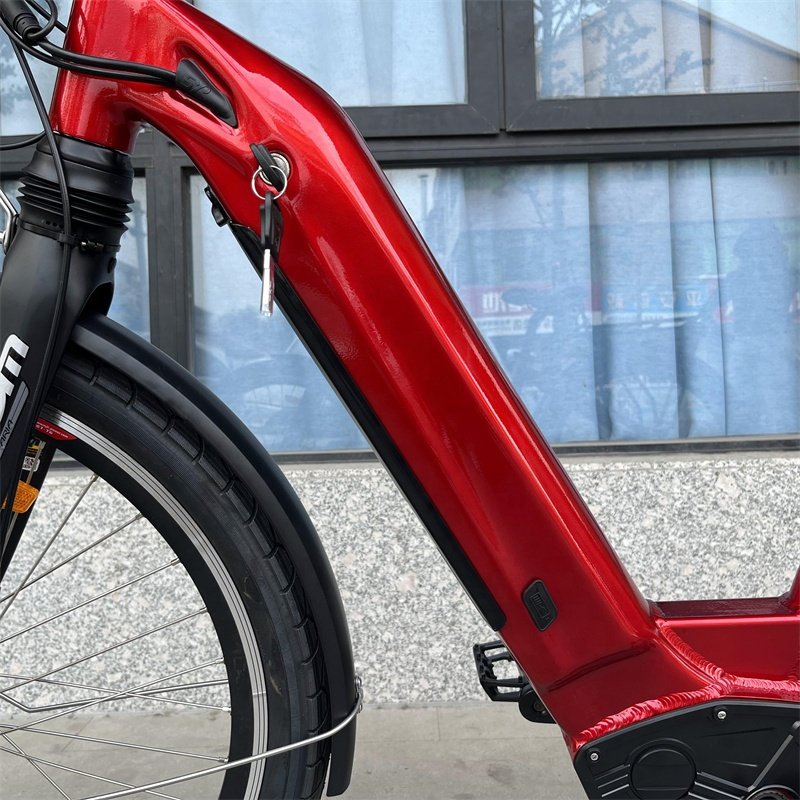 Best 26 inch step through hidden battery electric city urban electric bike for lady