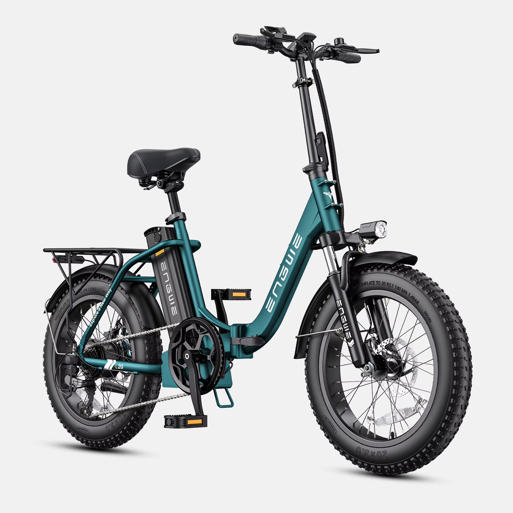 New Arrival ENGWE L20 2.0 Folding E-bike 3 Colors US Warehouse Stock 20Inch 750W Foldable Electric bike for female