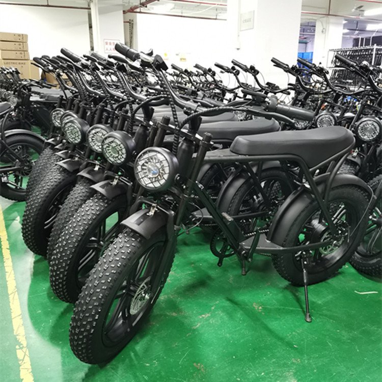 Ouxi V8 1000w 750w Electric Bicycle V8 Mountain Ebike 48v 15ah Removable Lithium Battery 4.0 Fat Tire Ebike Beach Cruiser Bike