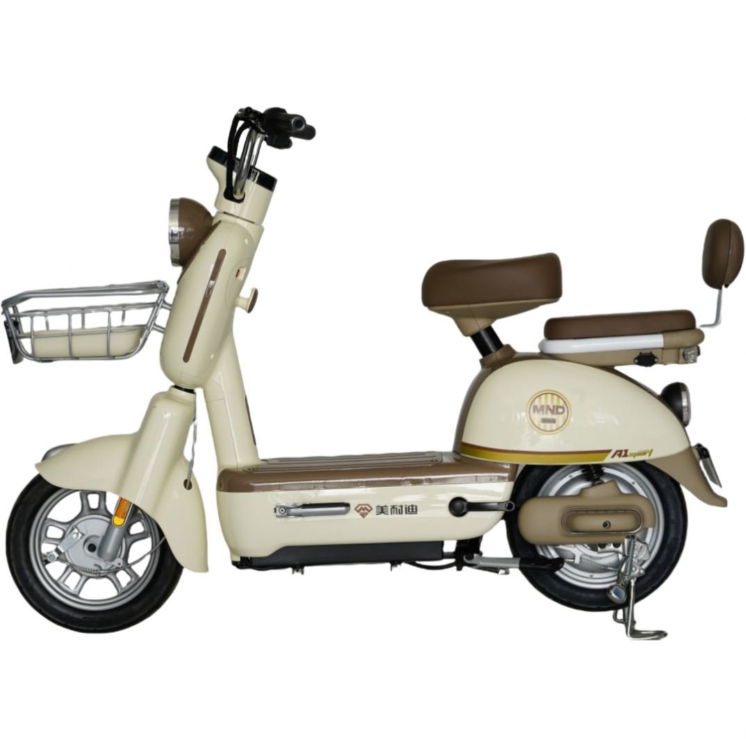 Factory Wholesale Electric Motorcycle Scooter Max Speed 35KM/H Drum Brake Adults Integrated Steel Sensor City Electric Bike