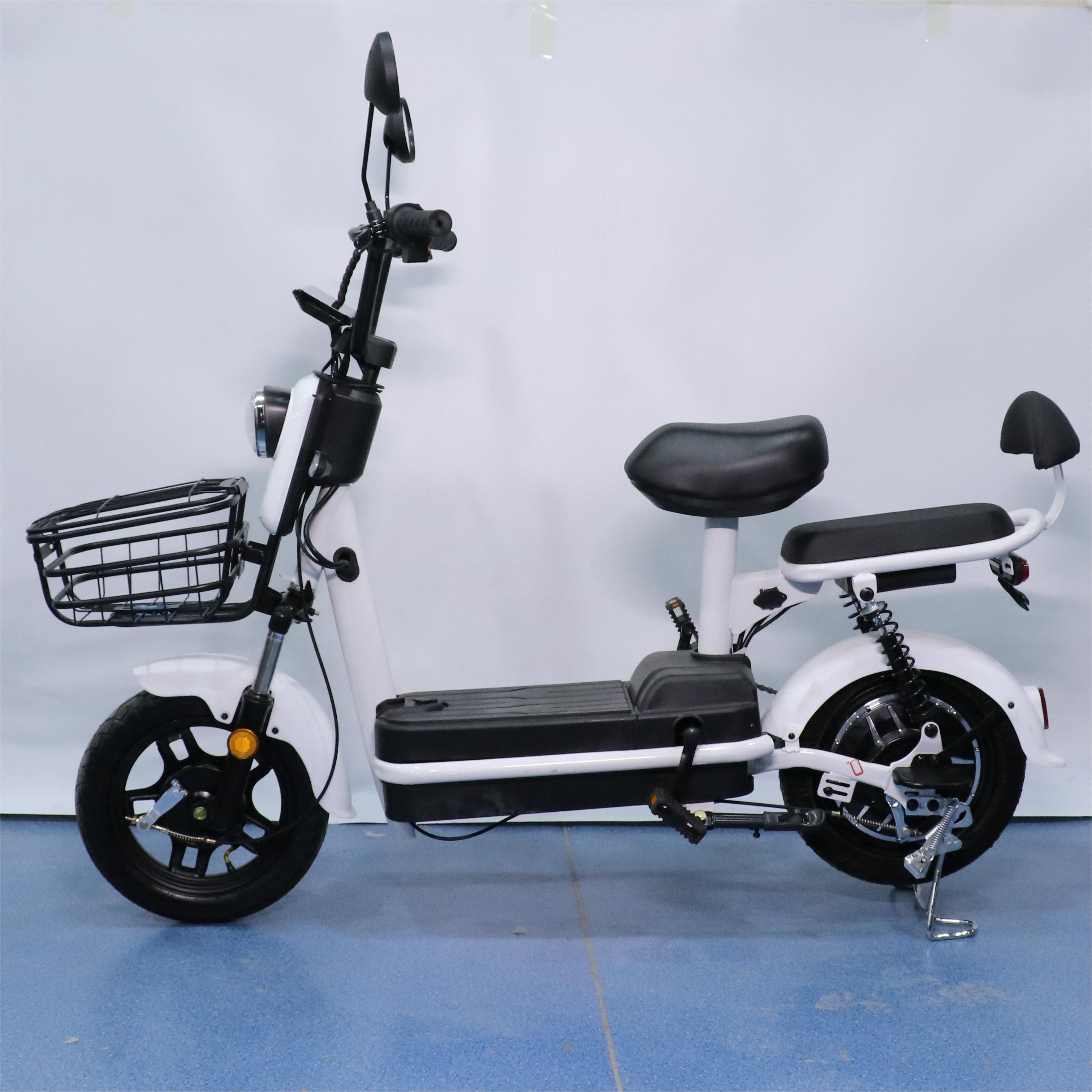 2024 Factory Wholesale 350W 48V 12AH Electric Bike Electric Scooters Electric City Bike For Adult