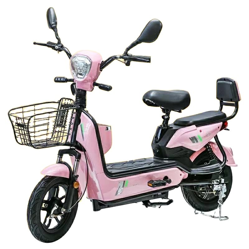 Urban Leisure Electric Bicycle Cheap Adult Dual-Assisted Two-Wheeled Electric Scooter with Lead-Acid Battery Power Supply