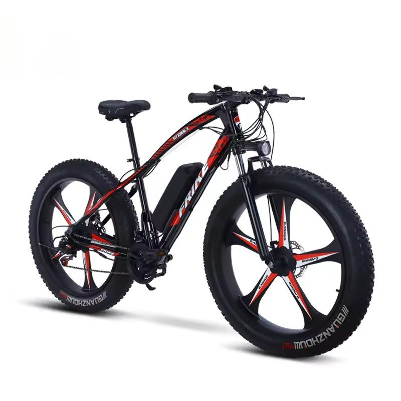21 Speed Electric Mountain Bike 350W 36V Mag Wheel 26*4.0 Electric Fat Bike