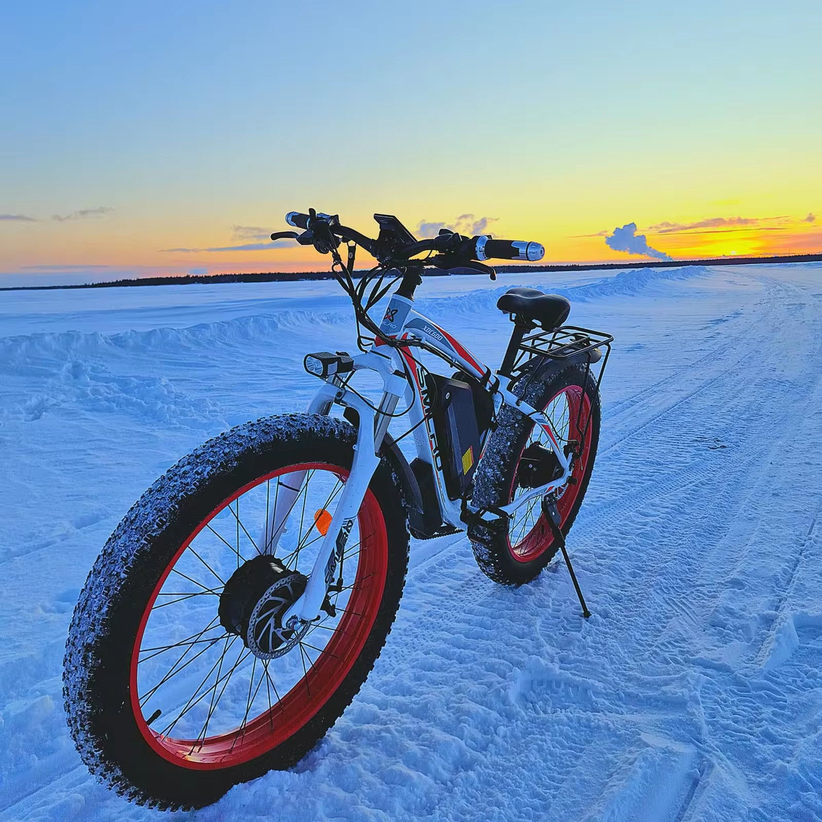 US Warehouse SMLRO XDC600 PLUS AWD 1000W 2000W 48V 26" Motor Bike Electric Bike Fat Tire Mountain Snow Bicycle Ebike