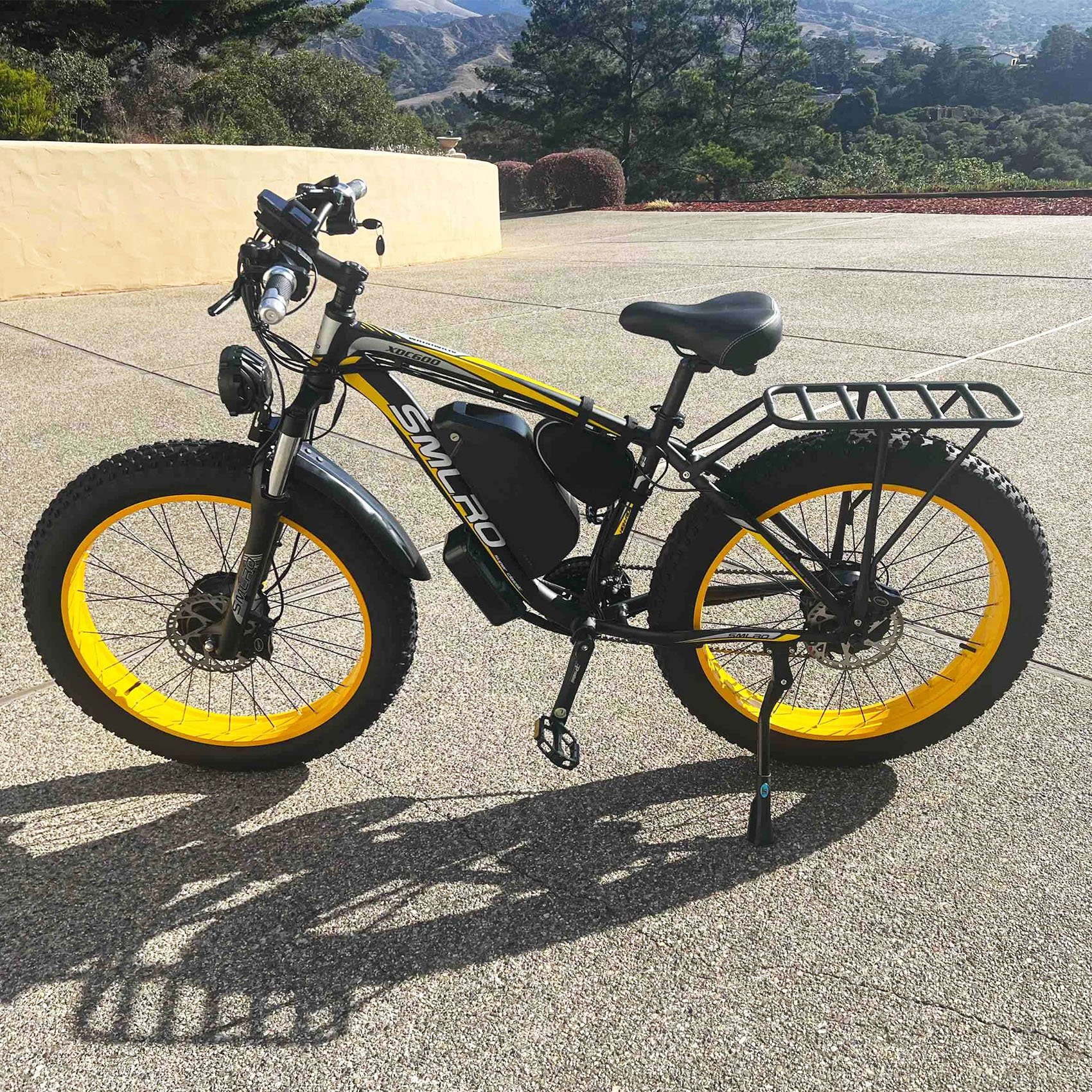 US Warehouse SMLRO XDC600 PLUS AWD 1000W 2000W 48V 26" Motor Bike Electric Bike Fat Tire Mountain Snow Bicycle Ebike