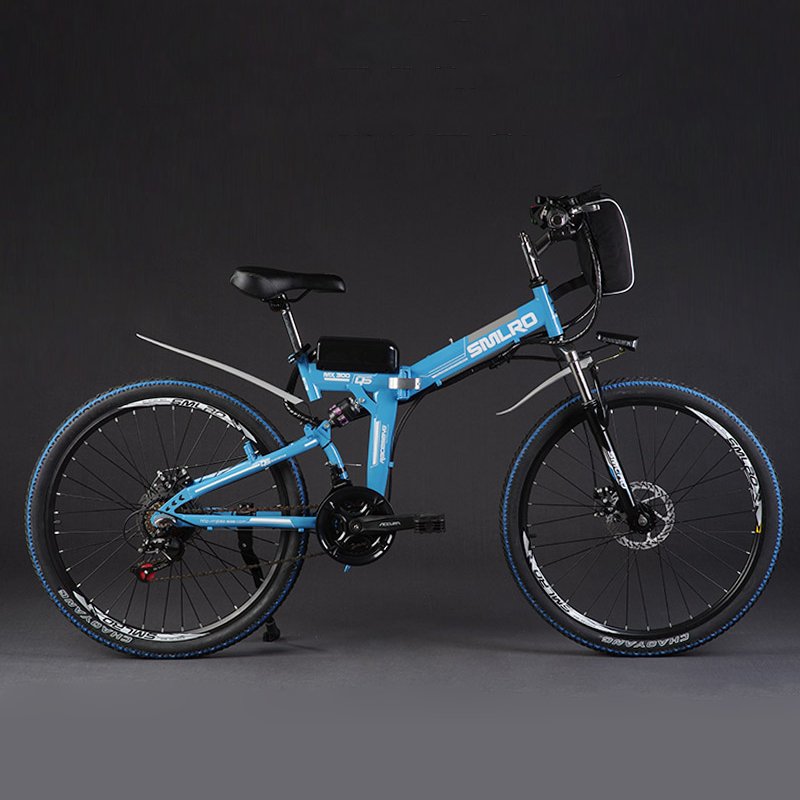 Removable Lithium Battery 26 inch 500W High Speed Motor Foldable Electric City Bike Bicycle