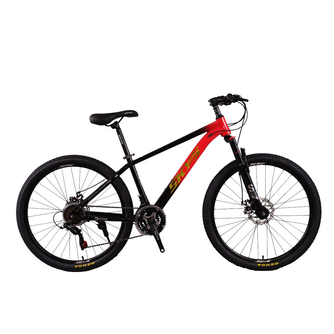 26-Inch Mountain Bike with Dual Disc Brakes Front Suspension Fork 8 Speeds - Hot Selling Mountain Bike