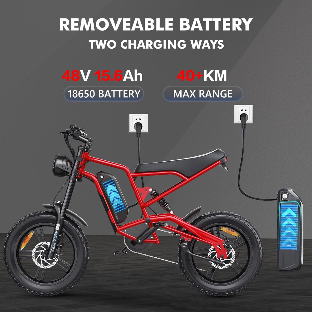 EU & US & UK Stock Hidoes B6 Electric Mountain Bike 48v 1200w USA UL2849 Certificated High Power Electric Bike