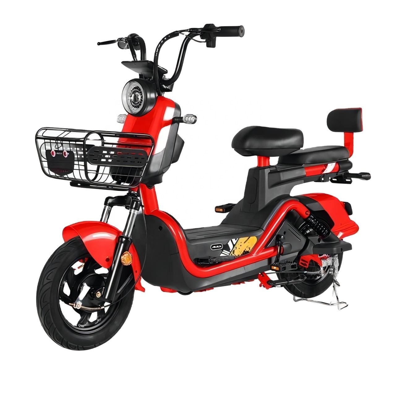 New National Standard Electric Bike 500w Emma Yadi Same Type 48V 350w Electric City Bike 2 Wheels Moped Scooter Adults Wholesale