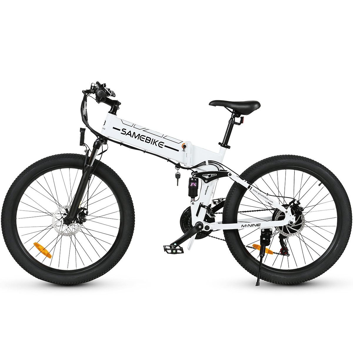 New LO26-II SAMEBIKE 26" 750W powerful 48V/14Ah lithium battery folding electric bicycle