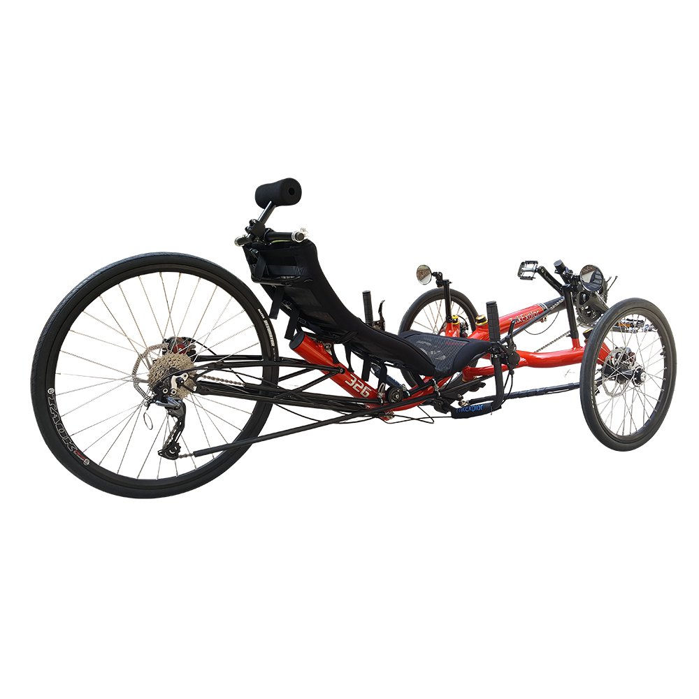 Long Distance Touring 27 Speed Recumbent Reverse Trike Road Bike For Sale