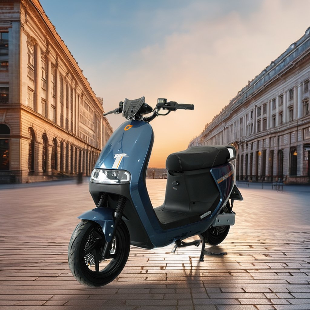 Bike With Basket Electric Scooter Bike For Adult Electric Motorcycle Electric City Bike Powerful Adult Fat Tire Electric Scooter