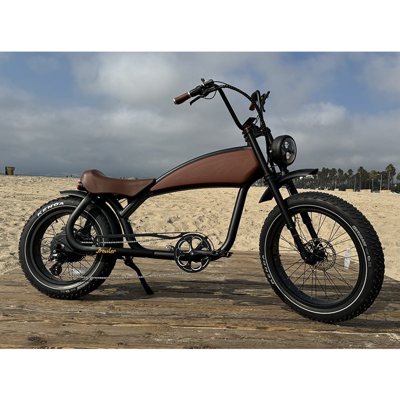 Bisek Electra Retro Electric City Bike with 1000W 500W Motor 48v 15ah-20ah Lithium Battery Rear Hub Motor US Warehouse