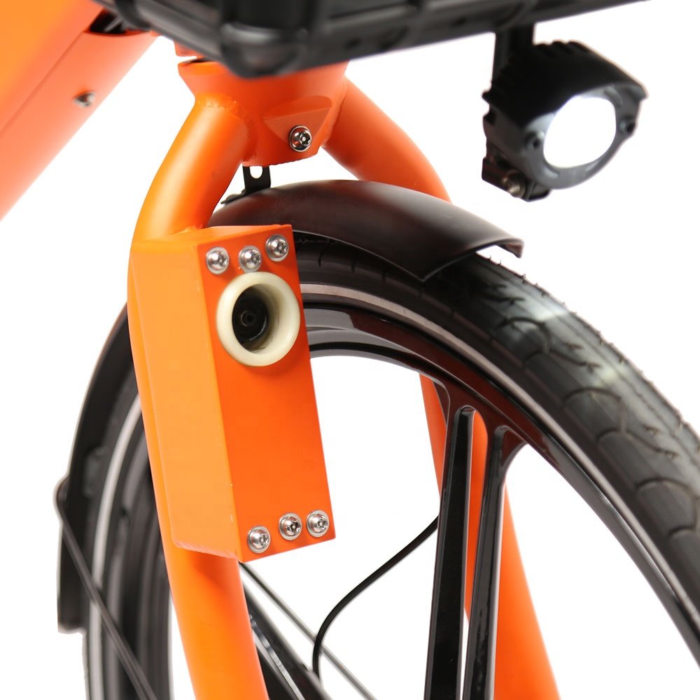 TXED non-inflatable tires & tubes electric bicycle sharing single speed 36V/250W electric sharing bike