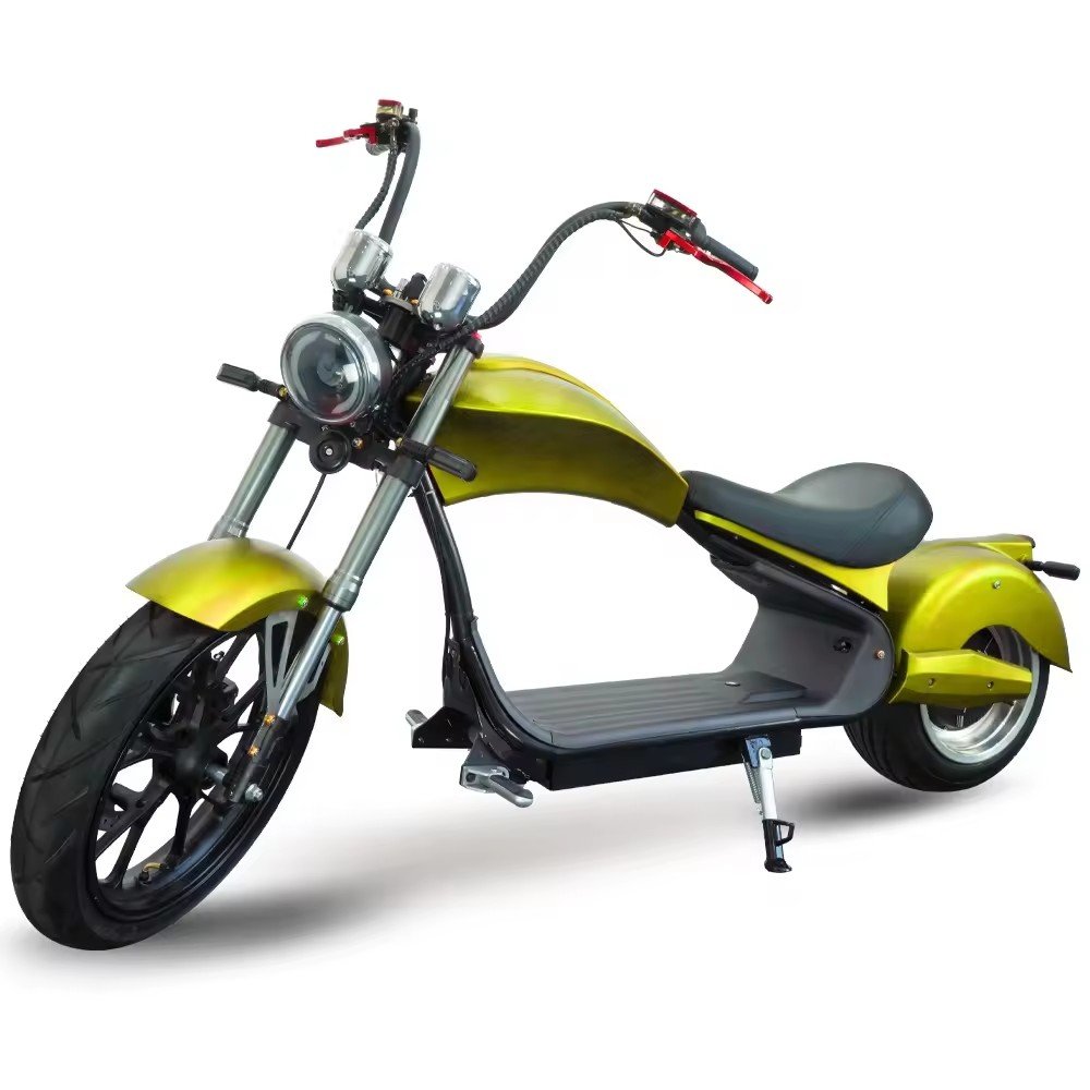 2024 New Electric Scooter 13 Inch Rear 17 Inch Front Tyre 30ah Citycoco Motorcycles Chopper Scooter 3000w For Adult Eec Coc