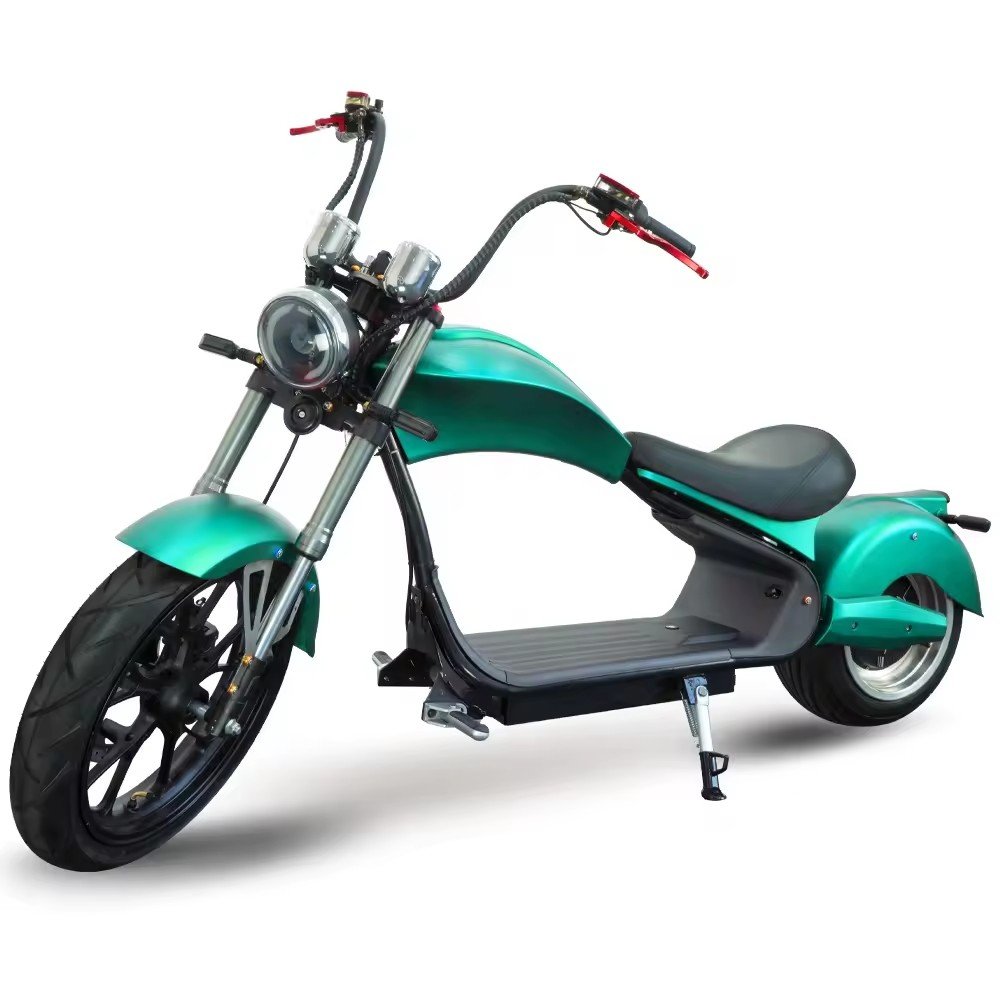 2024 New Electric Scooter 13 Inch Rear 17 Inch Front Tyre 30ah Citycoco Motorcycles Chopper Scooter 3000w For Adult Eec Coc