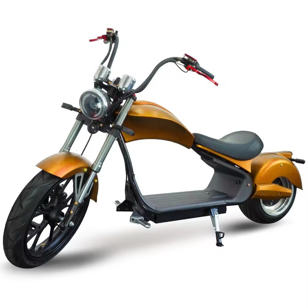 2024 New Electric Scooter 13 Inch Rear 17 Inch Front Tyre 30ah Citycoco Motorcycles Chopper Scooter 3000w For Adult Eec Coc