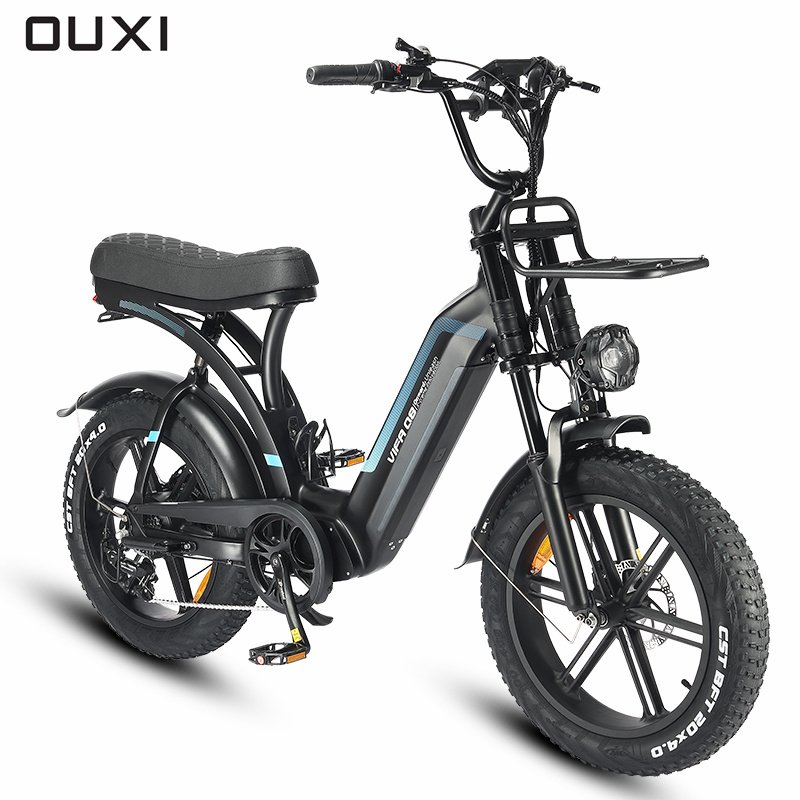 OUXI High-End 1000W Fat Tire Ebike Electric City Bike Fatbike with Rear Hub Motor For Adult