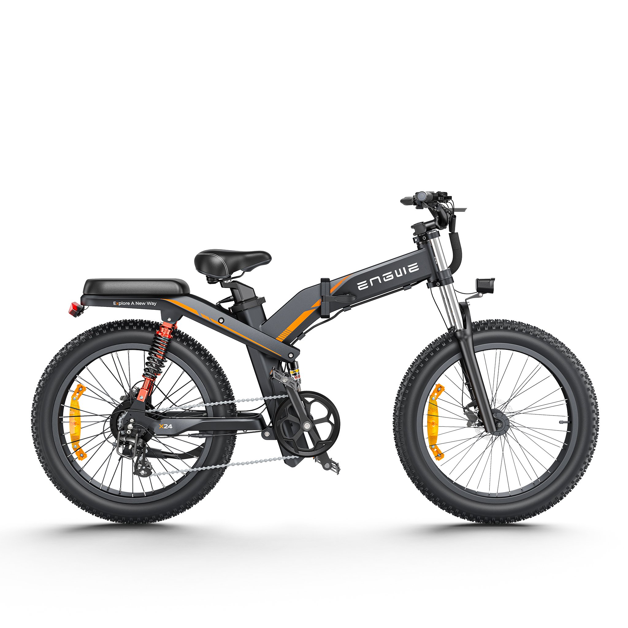 EU Warehouse ENGWE X24 Aluminium City Bike 48V 29.2Ah Ebike for Adults 1000W Electric Fat Tire Bike