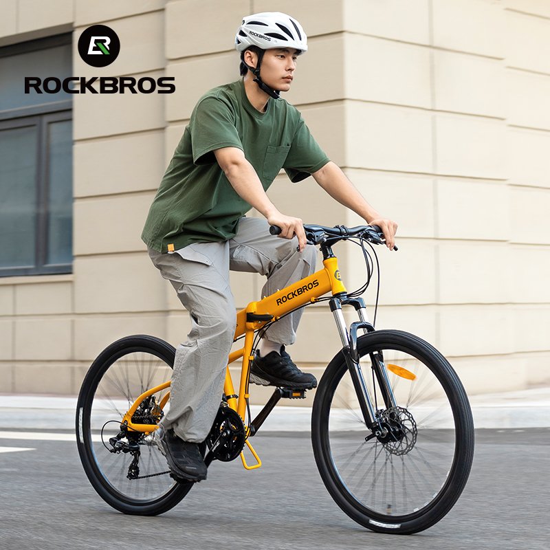 ROCKBROS MTB 24 Speed Road Bike Bicycle 26 Inch Shift Outdoor Folding Mountain Bike Aluminum Alloy bike for adult