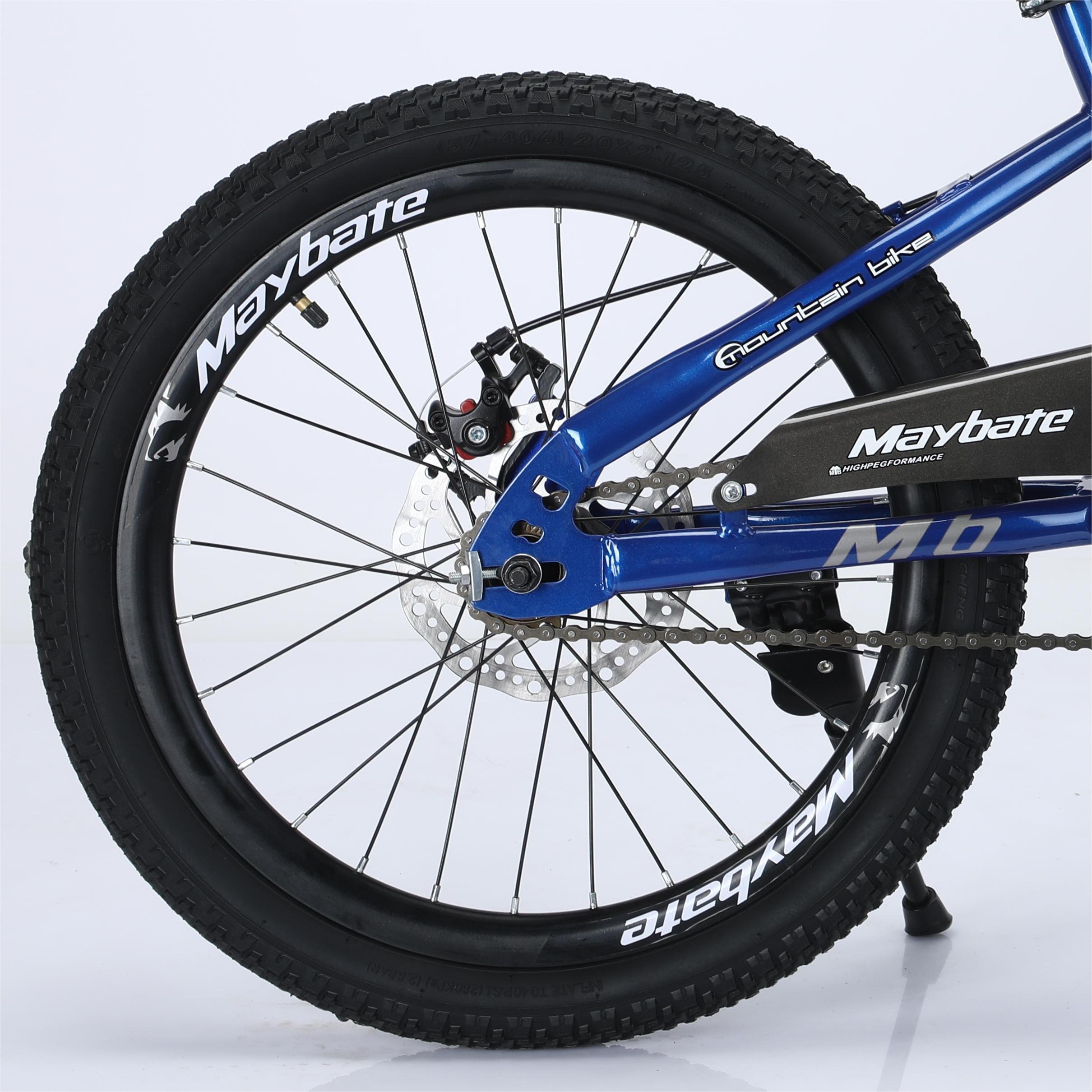 HUANLANHG High Quality Steel Bicycle Single Speed Mountain Bike with Disc Brake and Ordinary Pedal Manufactured in China