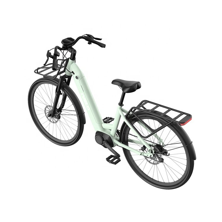 Swappable Battery 36V 13Ah 500W Electric City Bike 700C Commuting City Ebike for Ladies Bicycle