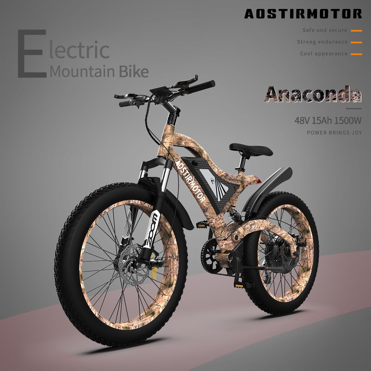 Canada USA Free delivery 1500W Electric Bike Mobility Electric Mountain Bike 26 inch 48V 15AH Electric City Bicycle Scooter