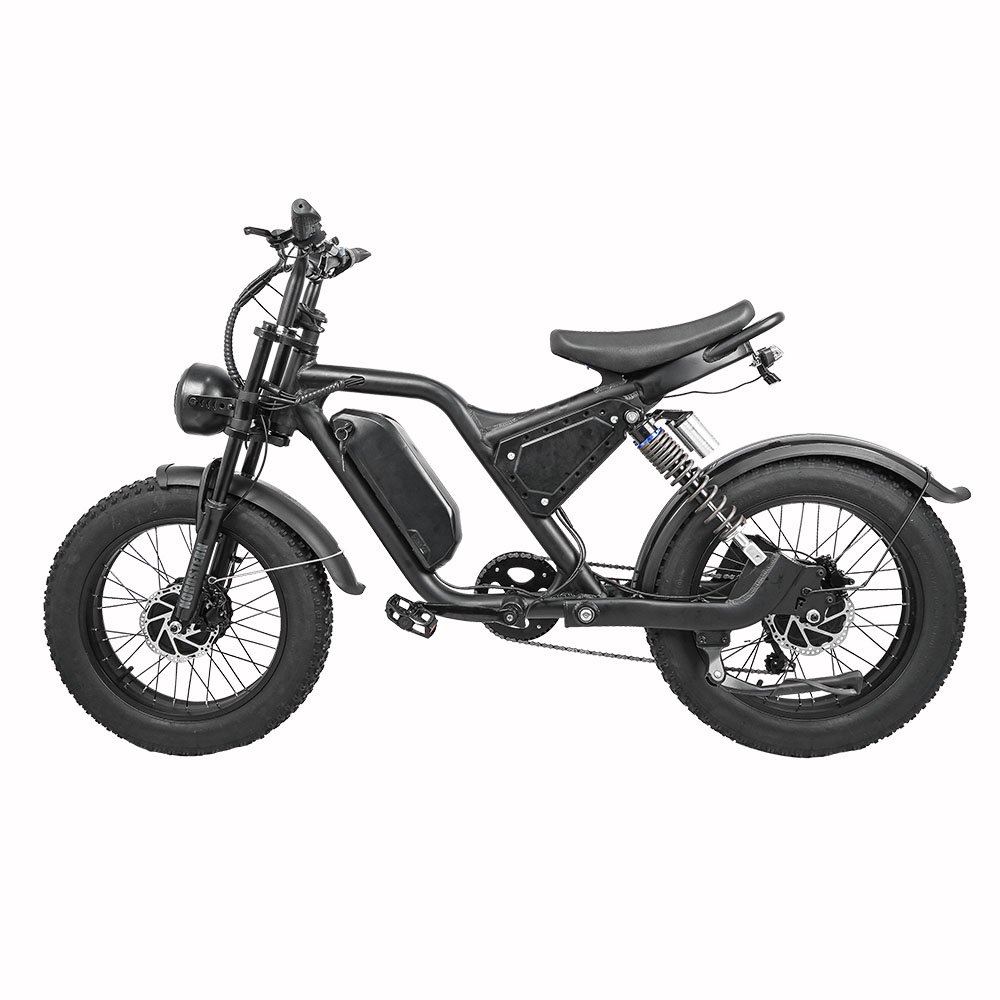 7 speed SHIMANO derailleur off road bike 20*4.0 inches fat tire ebike dual motor 1000W mountain bike electric off road bike