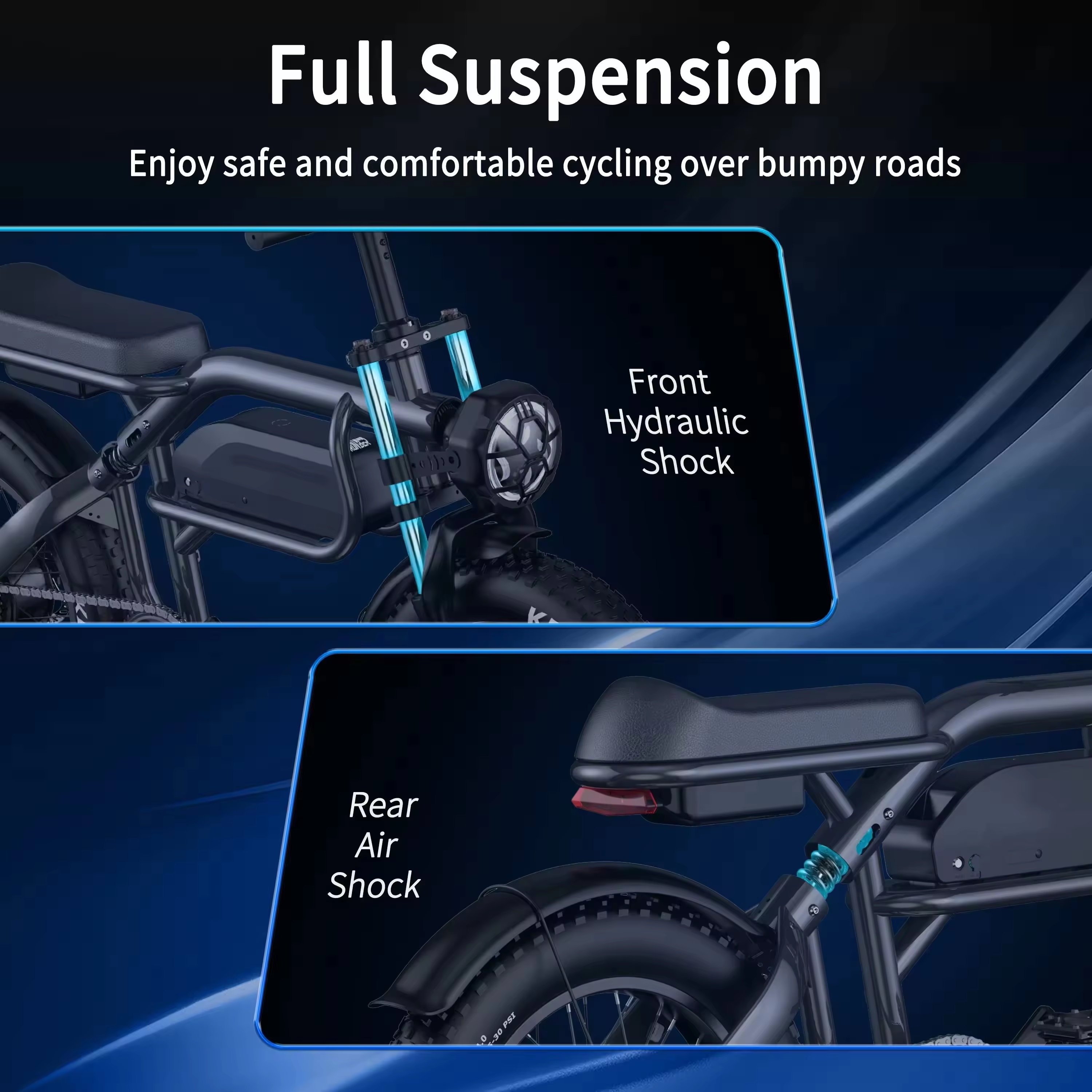 Best Price Manufacturer 1000W Electric Mountain City Road Bike Fat Tire Electric Bicycle Motorcycles