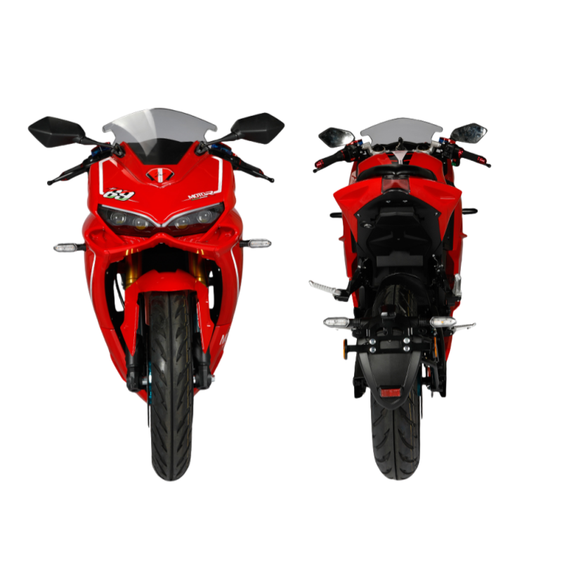 EEC 5000W 72V Brushless Motor 120km/h Adult Electric Racing Sportbike with Lithium Battery New Fredom Racing Motorcycle