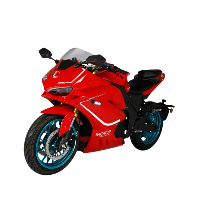 EEC 5000W 72V Brushless Motor 120km/h Adult Electric Racing Sportbike with Lithium Battery New Fredom Racing Motorcycle