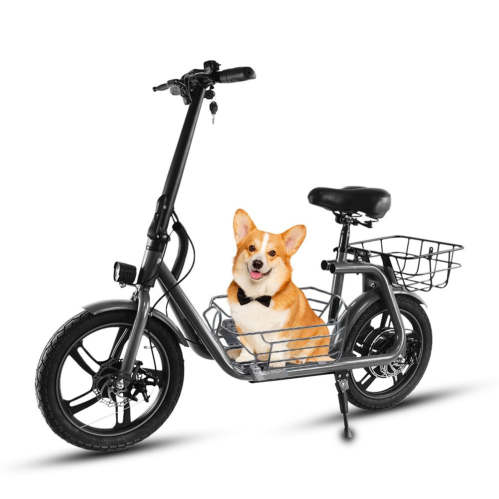 350W 25km/h elektrikli elektric 16 inch wheel hybrid urban scooter bike elektrikli foldable electric scooter or adults