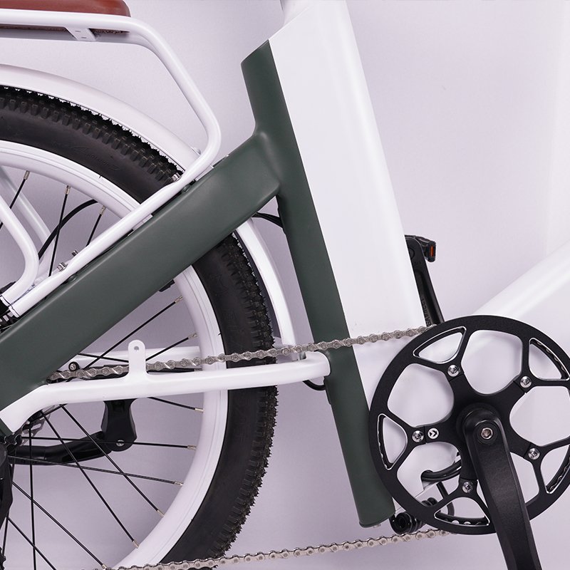 24 Inch Electric City Bike 15Ah Lithium Battery Long Range Ebike 250W 500W Electric Bicycle