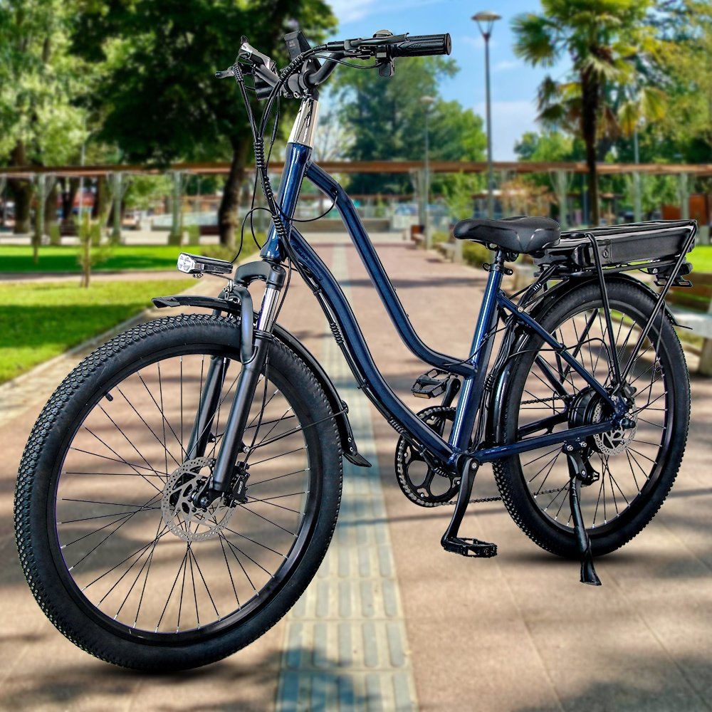 500w 48v 15Ah Lithium Battery Electric City Bicycle Electric Aluminum Alloy Mountain Bike 26 Wheel Size Electric Hybrid Bike