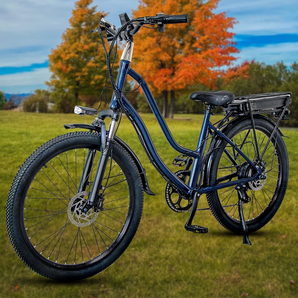 500w 48v 15Ah Lithium Battery Electric City Bicycle Electric Aluminum Alloy Mountain Bike 26 Wheel Size Electric Hybrid Bike