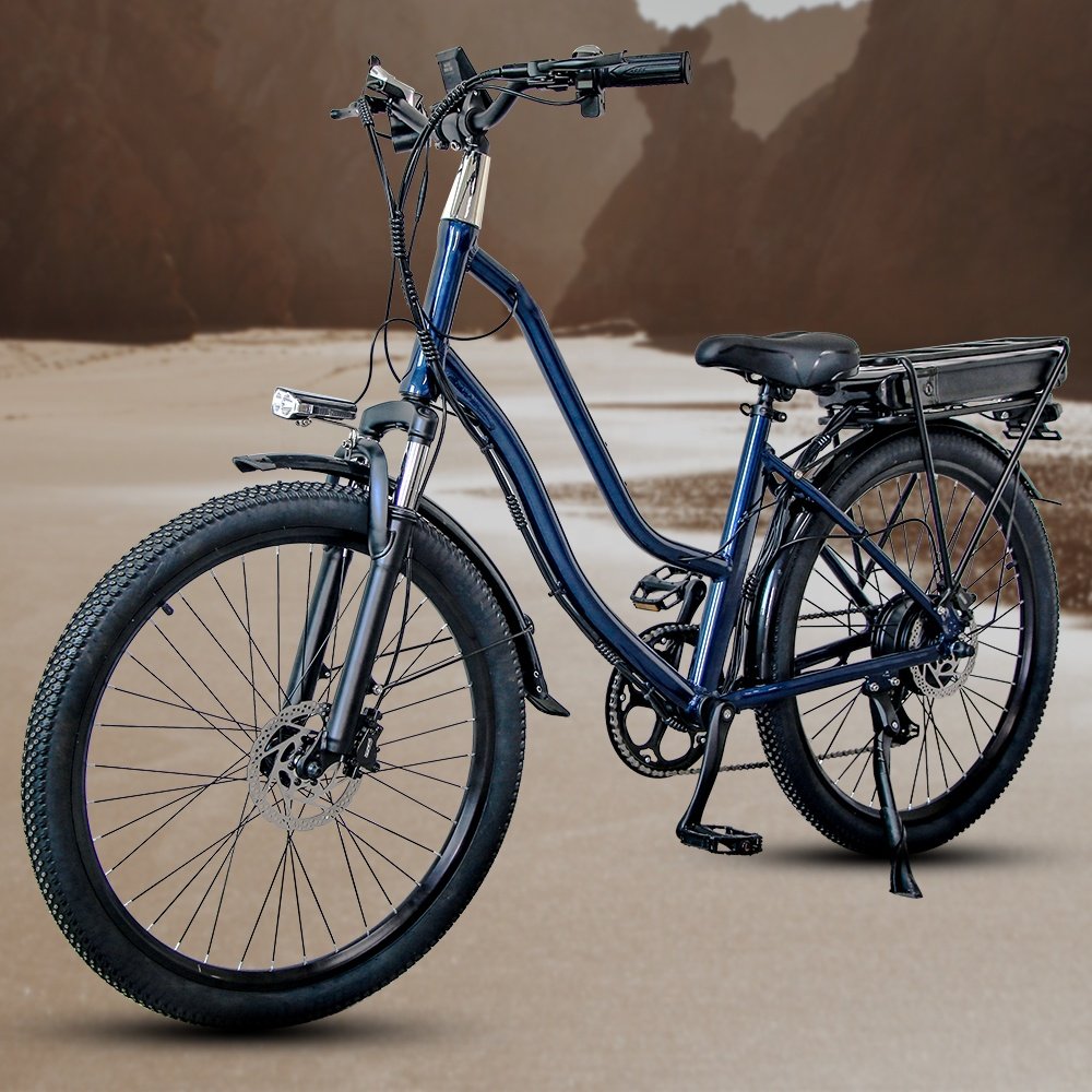 500w 48v 15Ah Lithium Battery Electric City Bicycle Electric Aluminum Alloy Mountain Bike 26 Wheel Size Electric Hybrid Bike