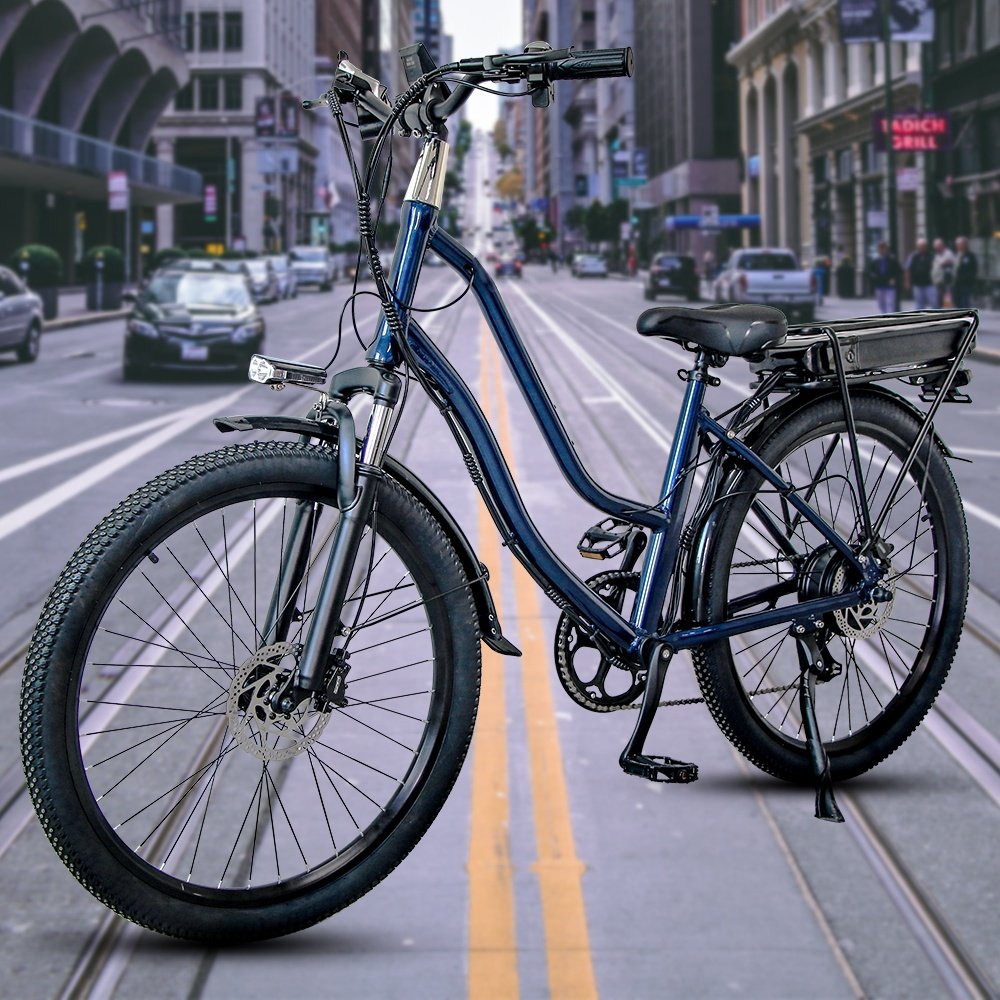 500w 48v 15Ah Lithium Battery Electric City Bicycle Electric Aluminum Alloy Mountain Bike 26 Wheel Size Electric Hybrid Bike