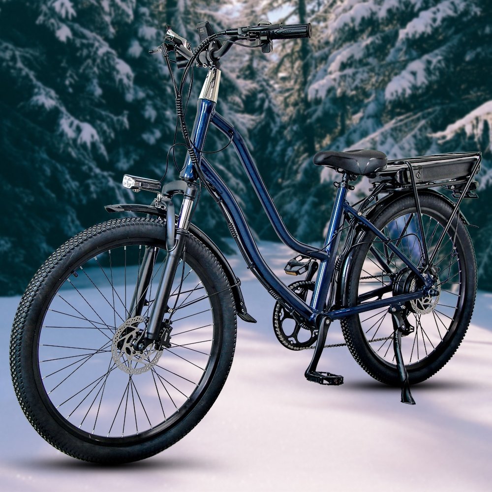 500w 48v 15Ah Lithium Battery Electric City Bicycle Electric Aluminum Alloy Mountain Bike 26 Wheel Size Electric Hybrid Bike