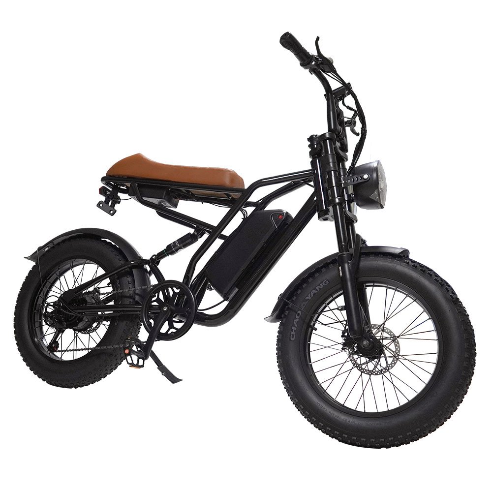 EU warehouse ALUCARD M1 1000W48V15.6Ah 26 inch fat tire city bike Electric retro Mountain Bike for big size adult