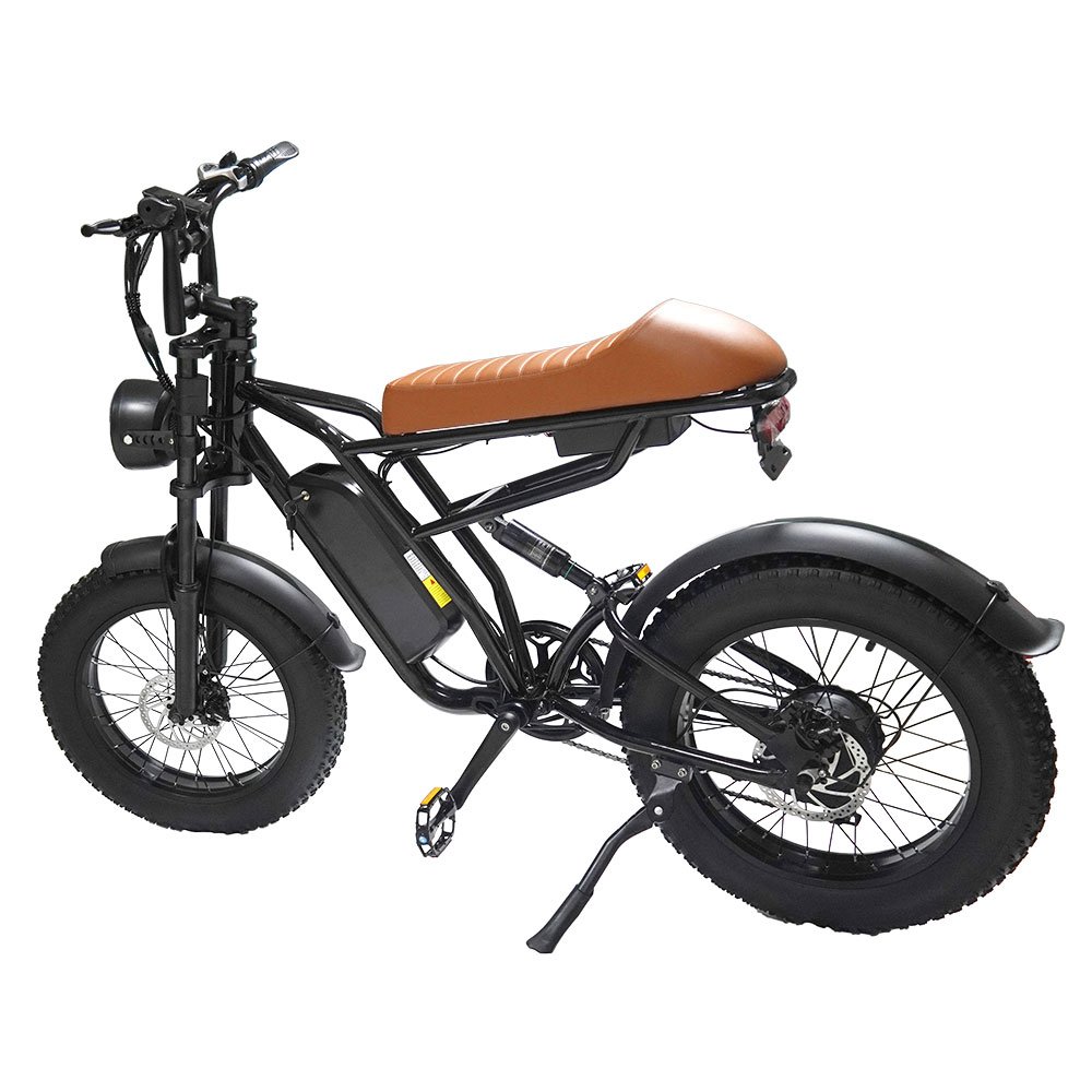 EU warehouse ALUCARD M1 1000W48V15.6Ah 26 inch fat tire city bike Electric retro Mountain Bike for big size adult
