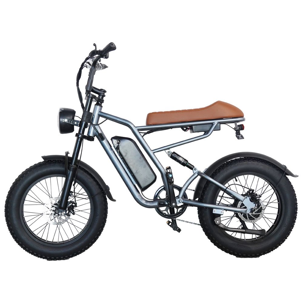 EU warehouse ALUCARD M1 1000W48V15.6Ah 26 inch fat tire city bike Electric retro Mountain Bike for big size adult